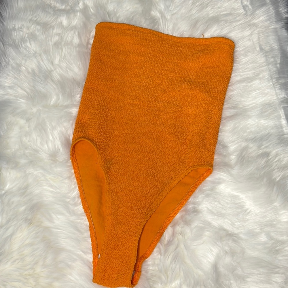Strapless Orange Pretty Little Thing One Piece
